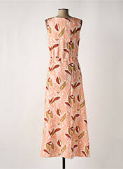 Robe longue rose C'EST BEAU LA VIE pour femme seconde vue