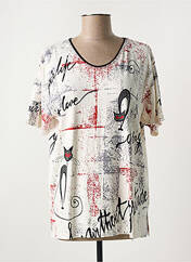 T-shirt blanc HC MHC pour femme seconde vue