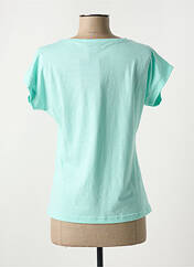 T-shirt bleu I.ODENA pour femme seconde vue