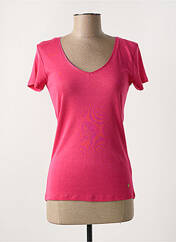 T-shirt rose C'EST BEAU LA VIE pour femme seconde vue