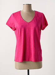 T-shirt rose ÉTYMOLOGIE pour femme seconde vue