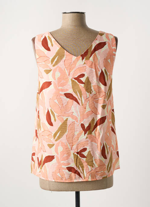 Blouse orange C'EST BEAU LA VIE pour femme