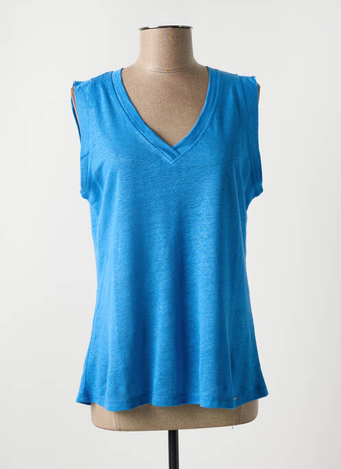Débardeur bleu MALOKA pour femme