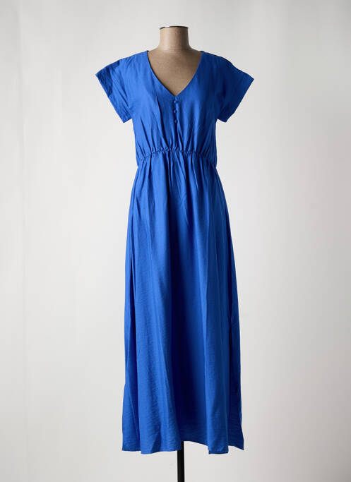 Robe longue bleu C'EST BEAU LA VIE pour femme