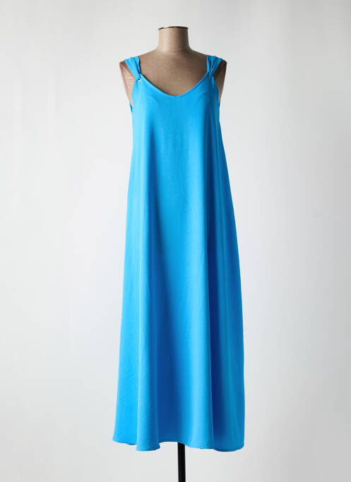 Robe longue bleu GEVANA pour femme