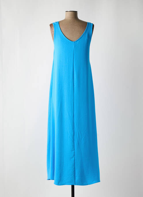 Robe longue bleu GEVANA pour femme