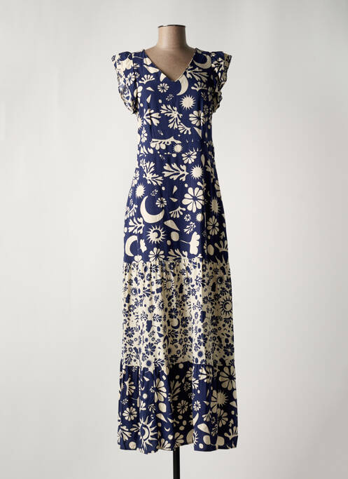 Robe longue bleu MD'M pour femme