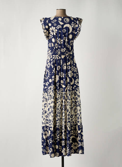 Robe longue bleu MD'M pour femme