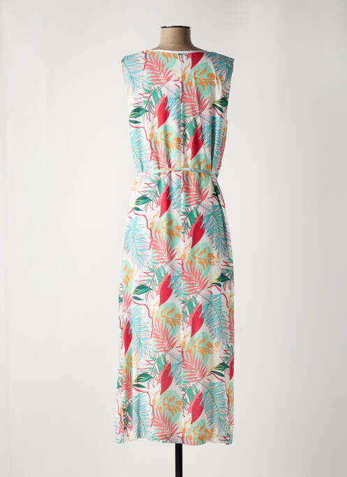 Robe mi-longue bleu GRIFFON pour femme