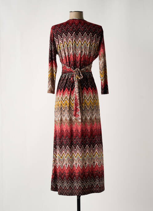 Robe mi-longue rouge REVD'ELLE pour femme