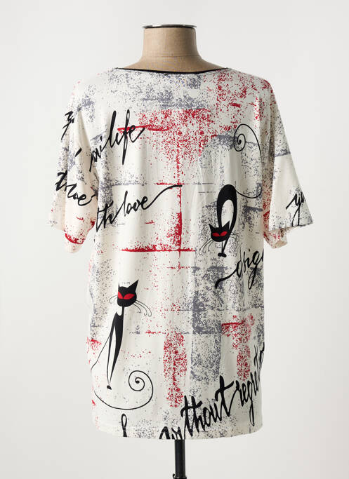 T-shirt blanc HC MHC pour femme