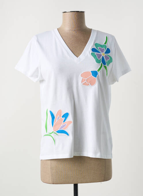 T-shirt blanc MD'M pour femme