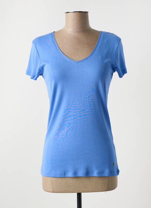 T-shirt bleu C'EST BEAU LA VIE pour femme