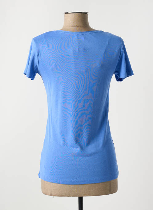 T-shirt bleu C'EST BEAU LA VIE pour femme