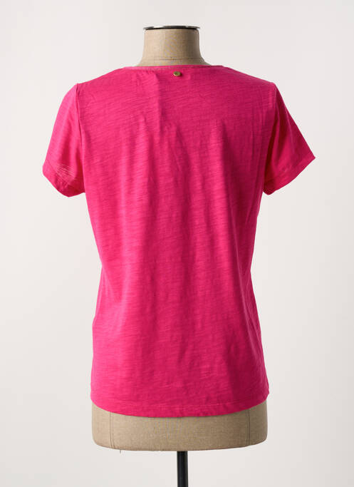 T-shirt rose ÉTYMOLOGIE pour femme