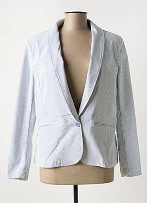 Blazer col châle bleu ÉTYMOLOGIE femme