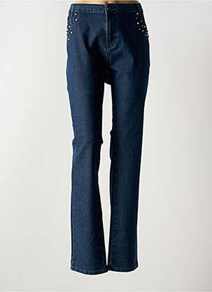 Jeans coupe slim stretch taille normale bleu GRIFFON femme