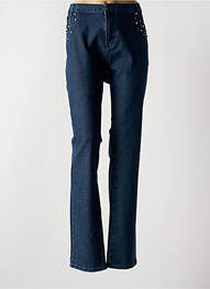 Jeans coupe slim stretch taille normale bleu GRIFFON femme