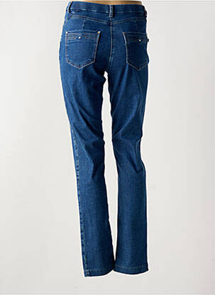 Jeans coupe slim stretch taille normale bleu CHRISTINE LAURE femme