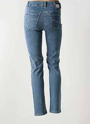 Jeans coupe slim stretch taille normale bleu ANNA MONTANA femme
