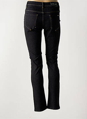 Jeans coupe slim tissage brut taille normale noir GEVANA femme