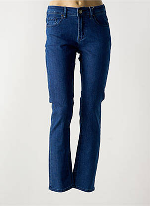 Jeans coupe slim stretch taille normale bleu GRIFFON femme