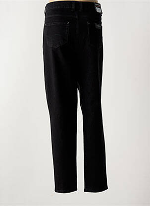 Jeans coupe slim stretch taille normale noir ANNA MONTANA femme