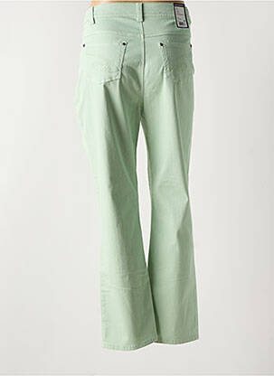 Jeans coupe slim stretch taille normale vert ANNA MONTANA femme