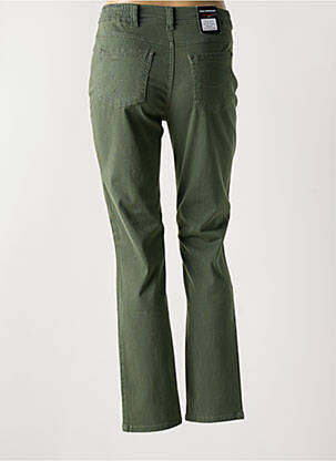 Jeans coupe slim stretch taille normale vert ANNA MONTANA femme