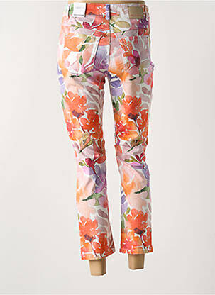 Jeans coupe slim stretch taille normale orange ANNA MONTANA femme