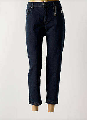 Jeans coupe slim stretch taille normale bleu ANNA MONTANA femme
