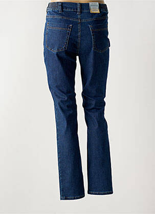 Jeans coupe slim stretch taille normale bleu ANNA MONTANA femme