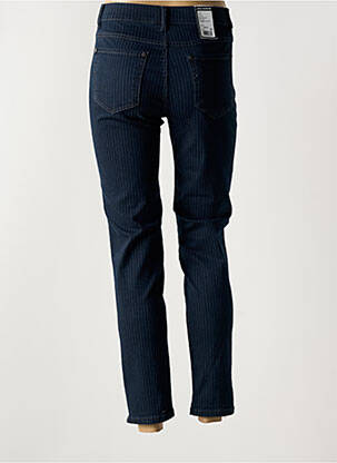 Jeans coupe slim tissage brut taille normale bleu ANNA MONTANA femme
