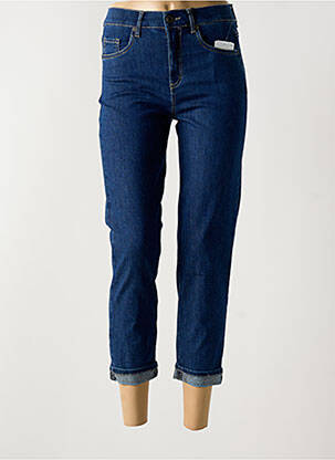 Jeans coupe slim stretch taille normale bleu ANNA MONTANA femme