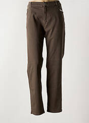 Jeans coupe slim marron ANNA MONTANA pour femme seconde vue