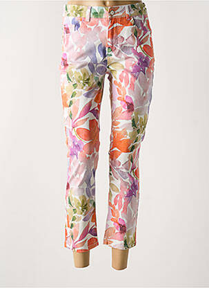 Jeans coupe slim orange ANNA MONTANA pour femme