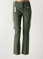 Jeans coupe slim vert ANNA MONTANA pour femme seconde vue