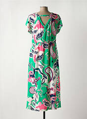 Robe longue vert ÉTYMOLOGIE pour femme seconde vue