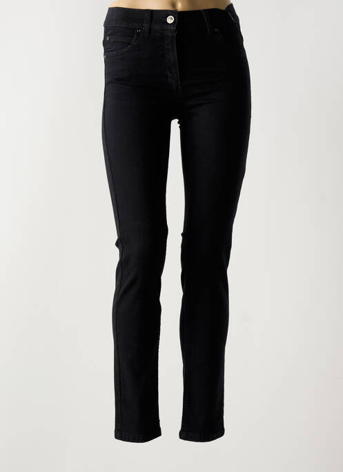 Jeans skinny taille normale taille normale noir ANNA MONTANA femme