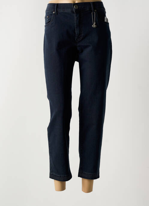 Jeans coupe slim bleu ANNA MONTANA pour femme