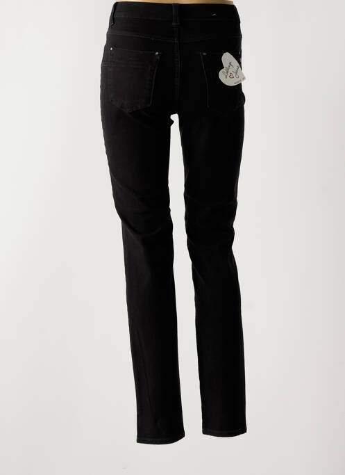 Jeans coupe slim noir ANNA MONTANA femme