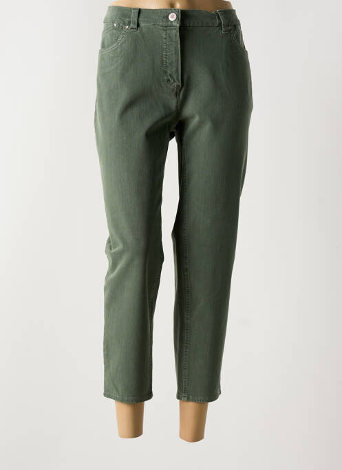 Jeans coupe slim vert ANNA MONTANA pour femme