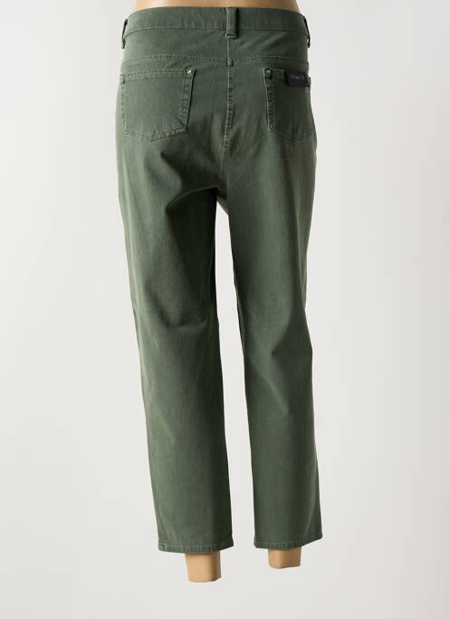 Jeans coupe slim vert ANNA MONTANA pour femme