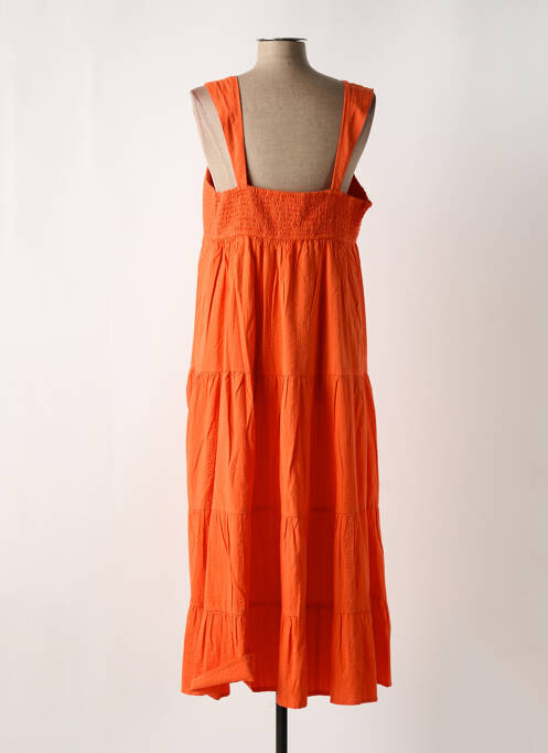 Robe longue orange C'EST BEAU LA VIE pour femme