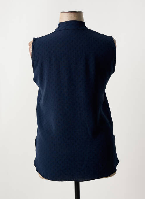 Top bleu AZAY pour femme