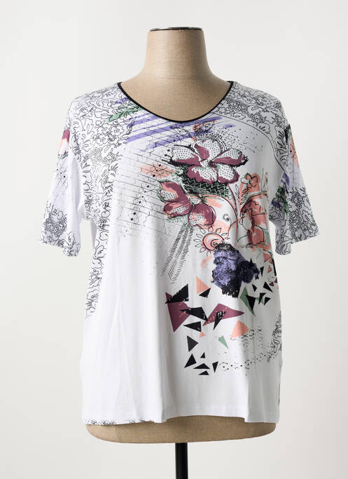 T-shirt blanc HC MHC pour femme