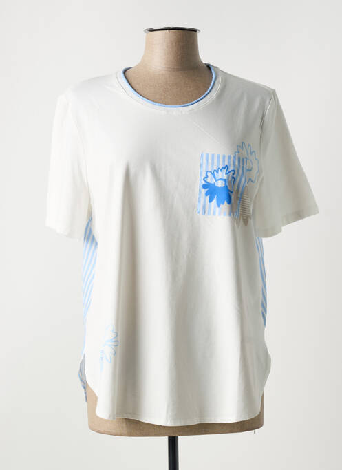 T-shirt bleu BARBARA LEBEK pour femme