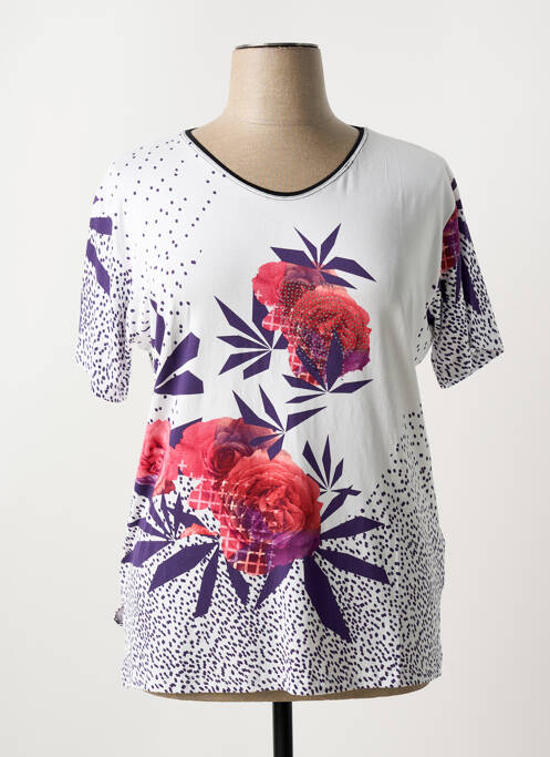 T-shirt violet HC MHC pour femme