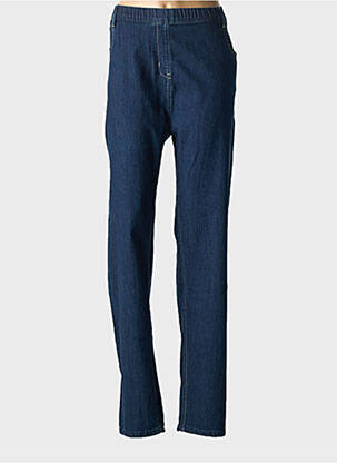 Jeans coupe droite stretch taille normale bleu GRIFFON femme