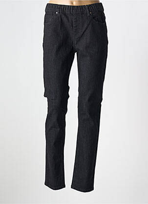 Jeans coupe slim stretch taille normale noir GRIFFON femme